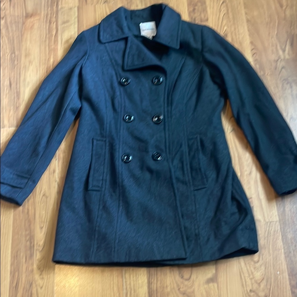 Croft & Barrow Women's Dark Gray Pea Coat